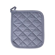 RITZ Concepts Solid Quilted Fabric Pot Holder 50/50 Poly/Cotton Smoke Blue 35149